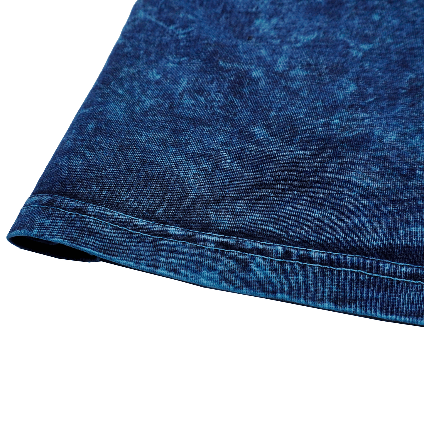Cosmic Blue Acid Wash Oversized Drop Shoulder Premium T-Shirt V1