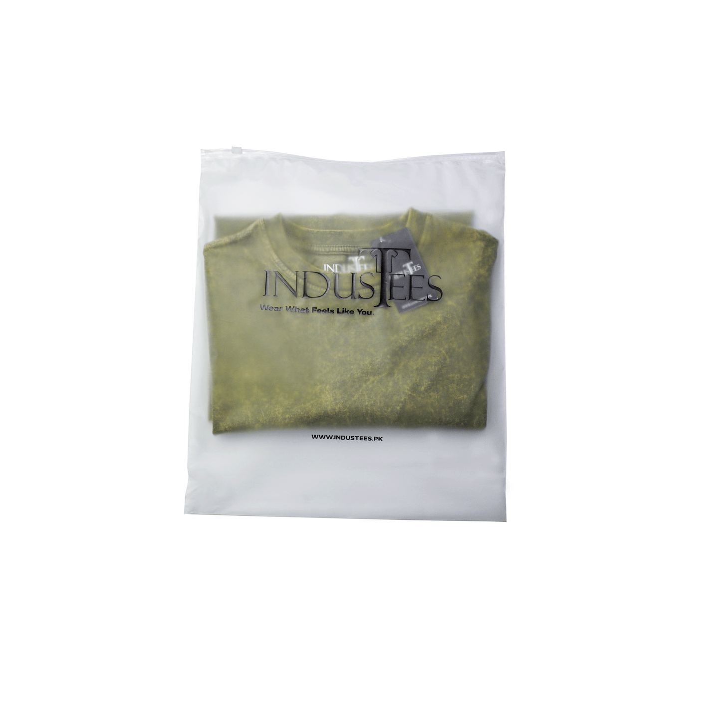 Olive Stone Green Acid Wash Oversized Drop Shoulder Premium T-Shirt V1
