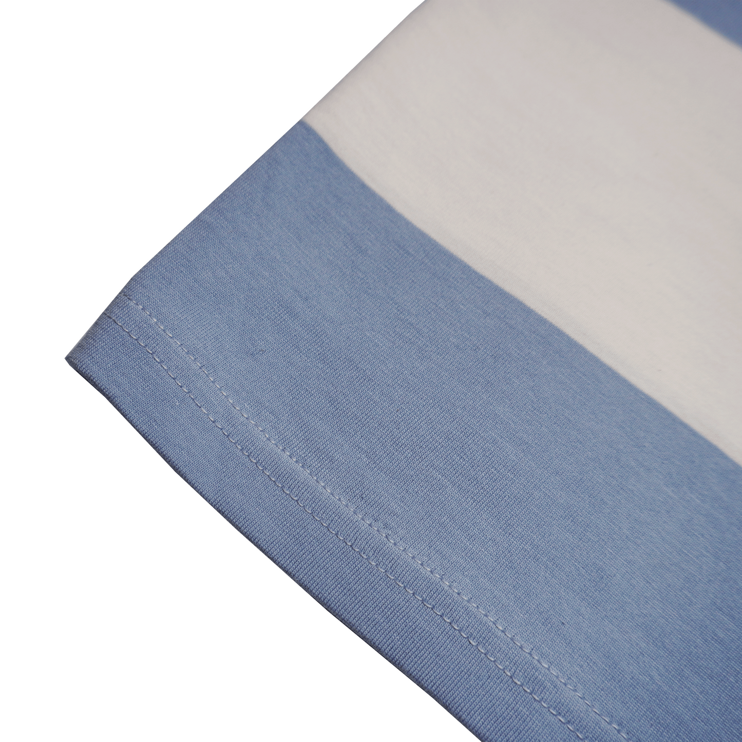 Aqua Frost Crew Neck Striped Tee